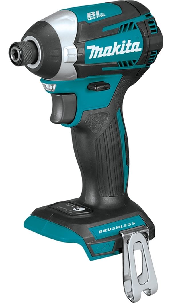 Makita XDT14Z Brushless Impact Driver, Tool Only, 18 V, 1/4 in Drive, Hex Drive, 0 to 3800 ipm