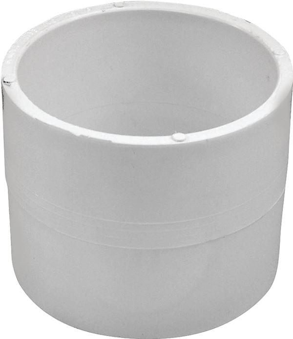 Canplas 193003R Repair Coupling, 3 in, Hub, PVC, White