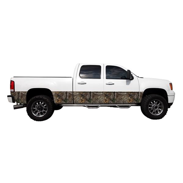 Realtree RT-VAK16-XT Decal Kit, Rocker Panel, Vinyl Adhesive, Pack of 2