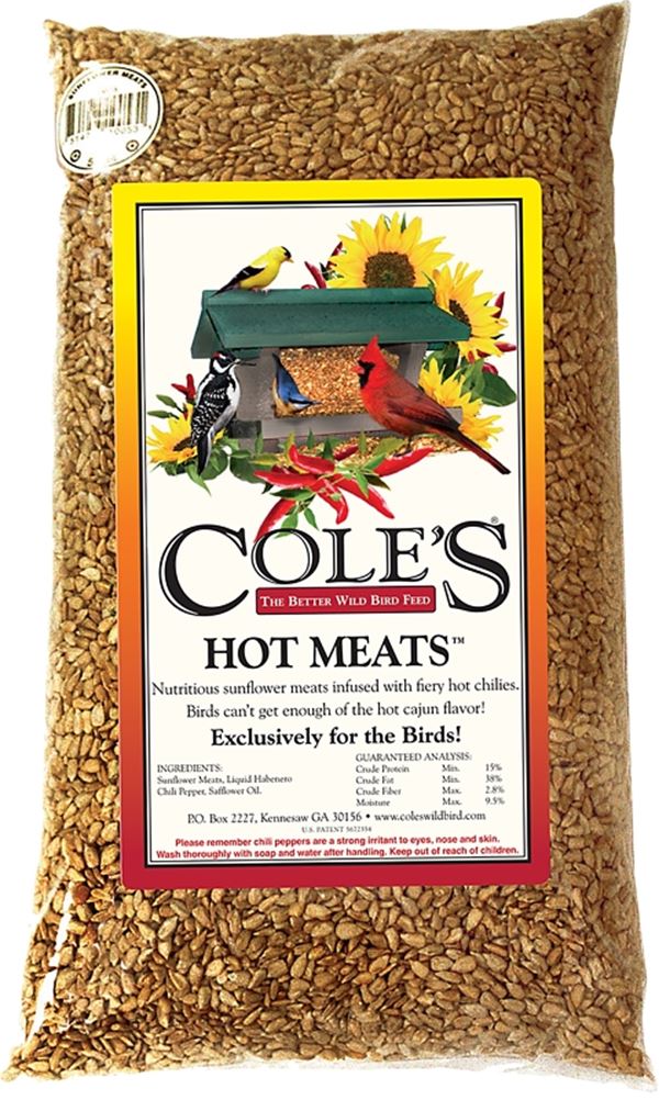 Cole's Hot Meats HM20 Blended Bird Seed, Cajun Flavor, 20 lb Bag, Pack of 2