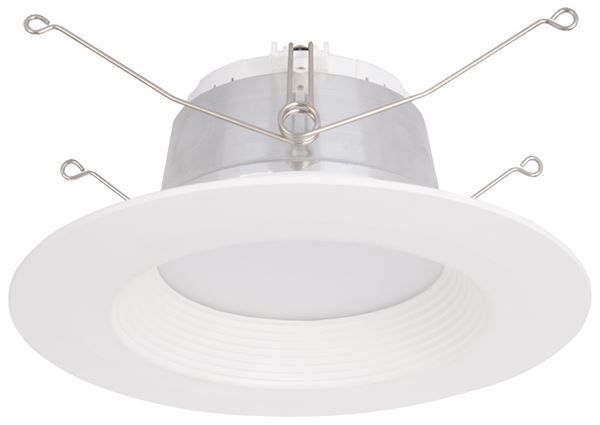 Boston Harbor DL6-096-5K Retrofit Trim, Recessed Lighting Kits, Plastic, Bright White, White, 1-Piece