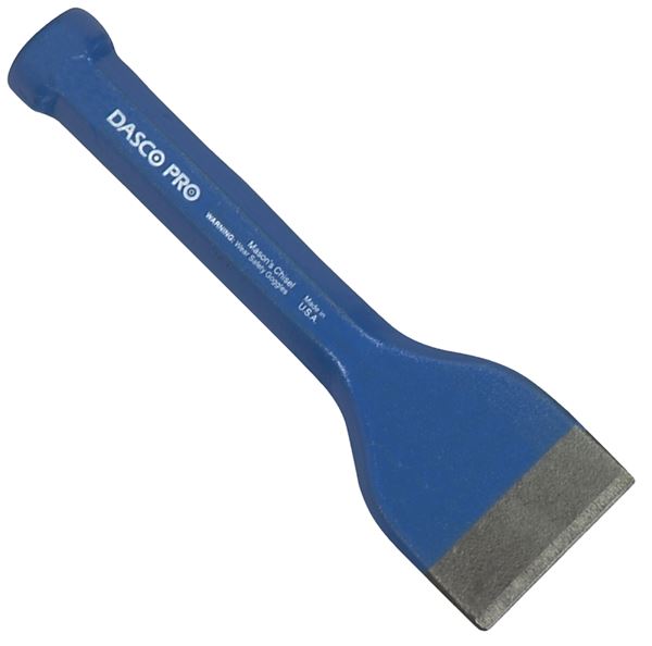 Dasco Pro 334-0 Mason Chisel, 2-1/4 in W Blade, 7-1/2 in OAL, HCS Blade