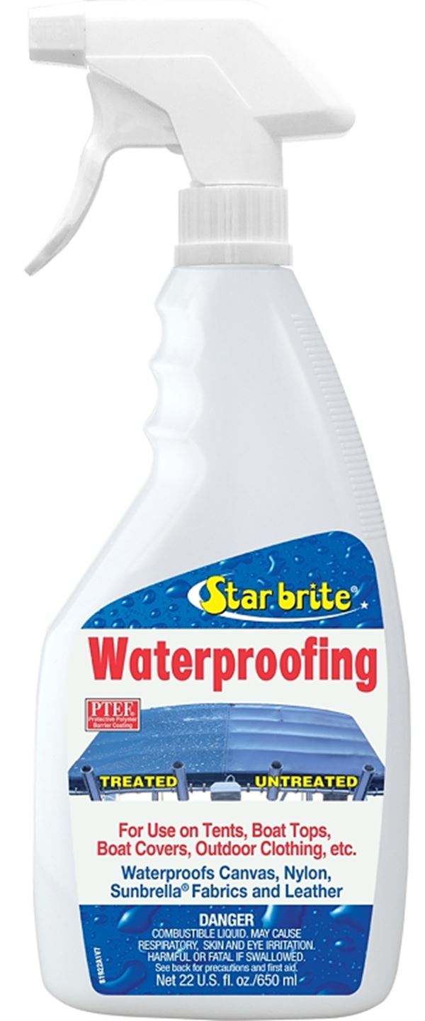 Star brite 081922P Waterproofing Spray, Liquid, Amber/Clear, 22 oz, Bottle