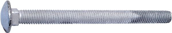 Midwest Fastener 05527 Carriage Bolt, 1/2-13 in Thread, NC Thread, 6 in OAL, 2 Grade