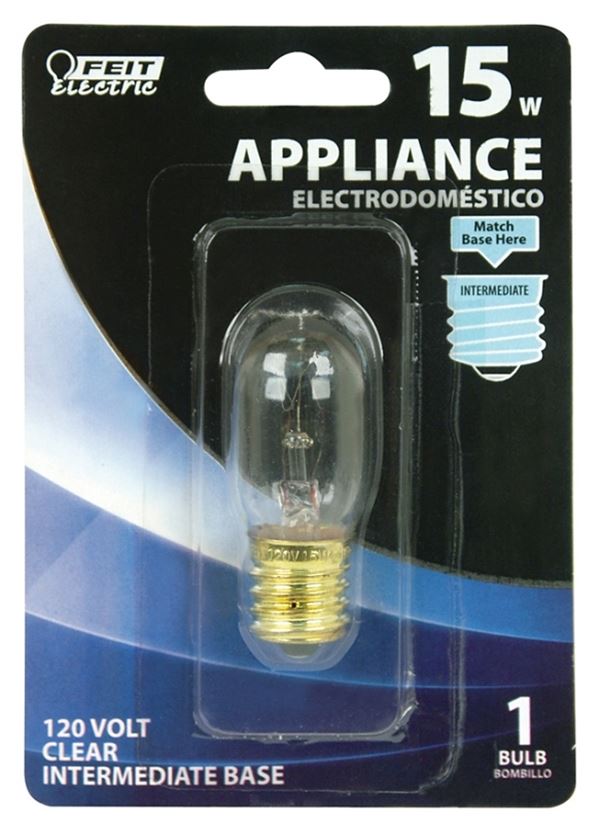 BULB INCAN APPL T7N CLEAR 15W