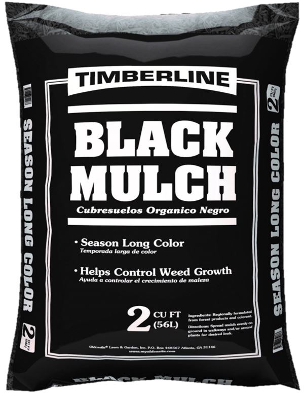 TIMBERLINE 52058058 Hardwood Mulch, 2 cu-ft Coverage Area, Black Bag