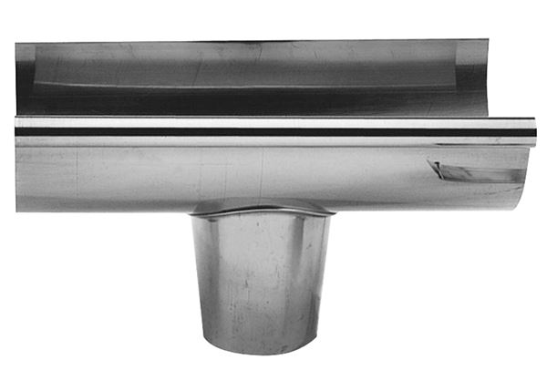 Amerimax DE2653 Gutter, Half-Round, Steel, Galvanized