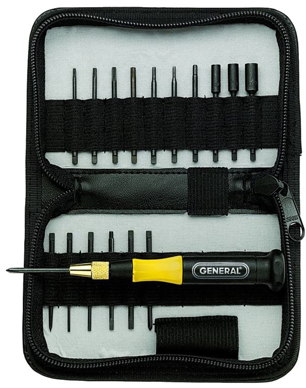 General 63518 Screwdriver Set, Black Oxide